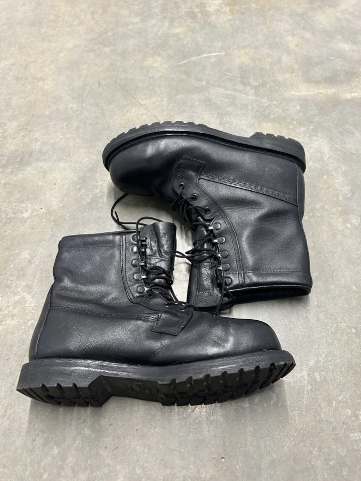 Botas de Combate Militar Rocky Cuero Negro R01-01 Hombre Talla 9 W Foto 2 de 4