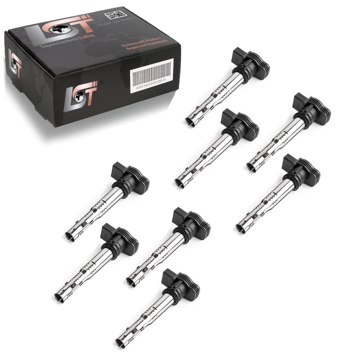 8x Ignition Coil Module for Audi A4 8E B7 RS4 A5 RS5 VW Touareg 7L 4.2 V8 FSI