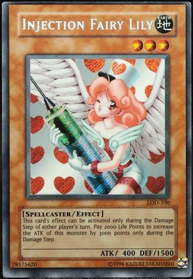 Yu-Gi-Oh! Injection Fairy Lily LOD-100 Secret Rare [LP] | EN 2004