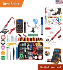 Soldering Iron Kit Digital 80W LCD Temperature Control Portable Electronic Tools