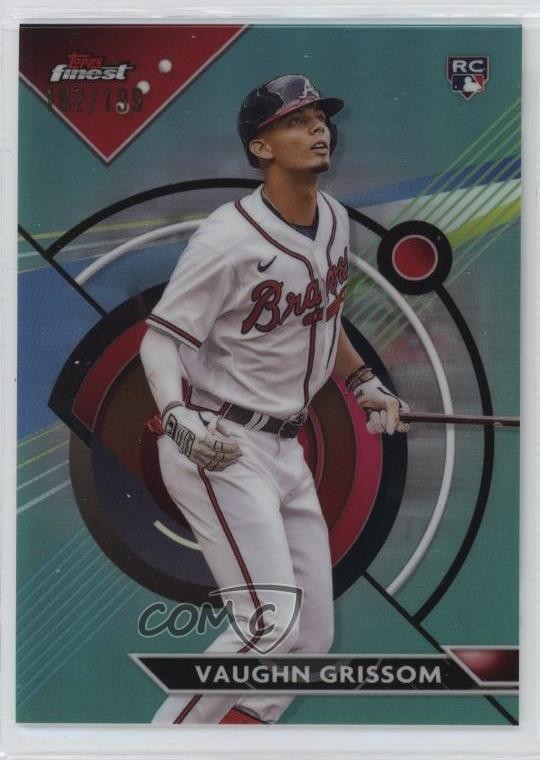 2023 Topps Finest Aqua Refractor 182/199 Vaughn Grissom #88 1k9k