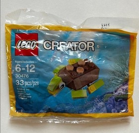 LEGO Creator Happy Turtle Set #30476 33 Pieces New In Bag! Sealed Retired