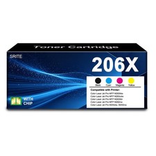 206X Toner Cartridges 4 Pack High Yield Compatible with HP Printers