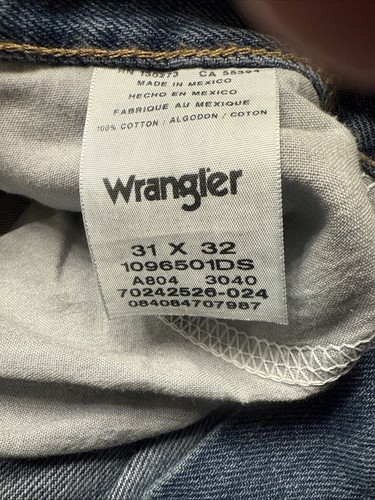 Wrangler Men's Five Star Heritage Regular Fit Jeans Size 31x32 NEW - Picture 6 of 6
