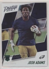 2018 Panini Prestige Rookie Xtra Points Green Josh Adams #266 3wl