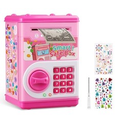 Piggy Bank for Kids, ATM Bank Cash Coin Can Electronic Money Bank for Boys Gi...