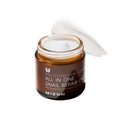 All In One Snail Repair Cream- Snail Mucin Peptides Green Calming Complex Hya...