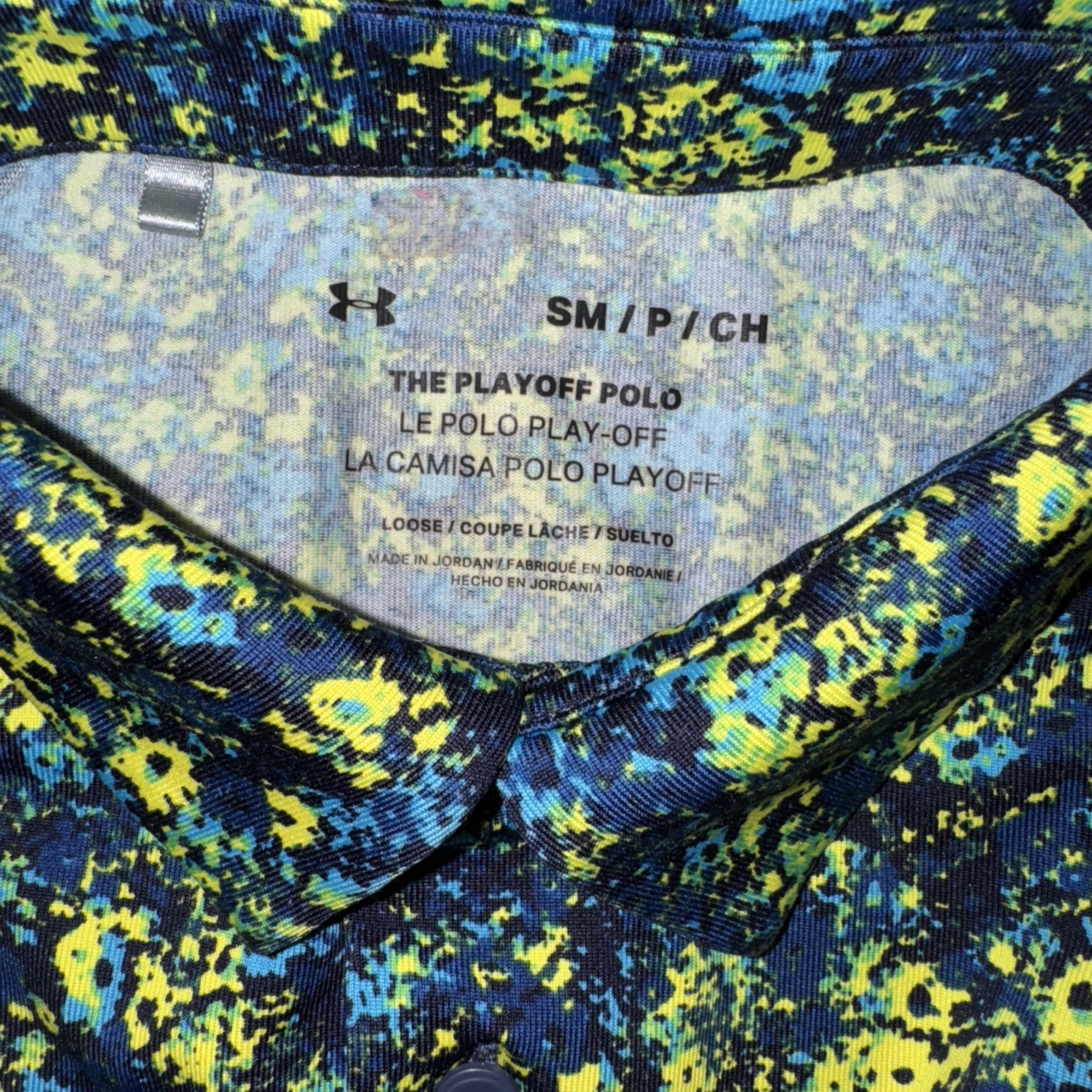 Under Armour Mens Sz Small Playoff  3.0  Polo Golf Shirt Loose Fit thumbnail 2