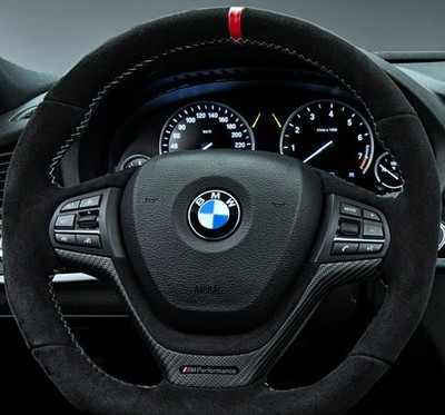 BMW OEM F25 X3 2011-17 F26 X4 2015-18 M Performance Steering Wheel No Paddles