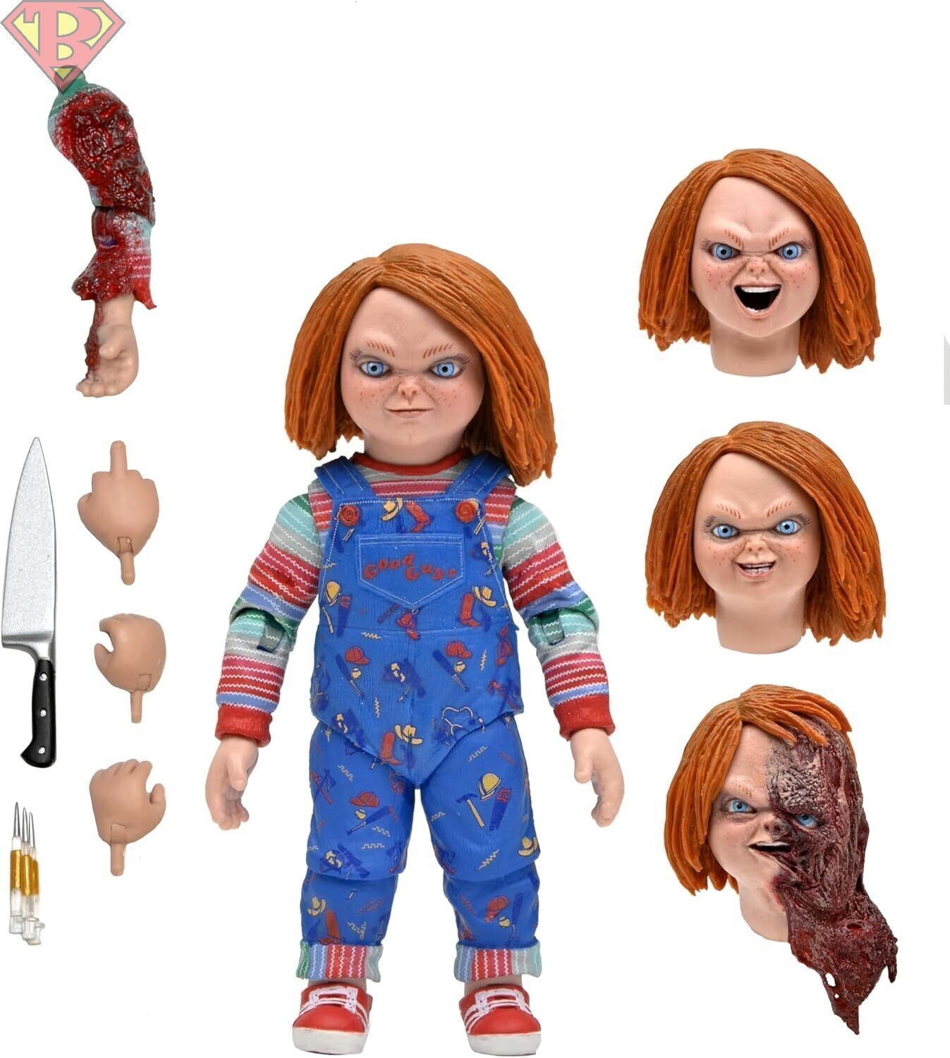 ULTIMATE CHUCKY SYFY USA TV Series 7" Scale 4" inch Action Figure Neca MINT 2023