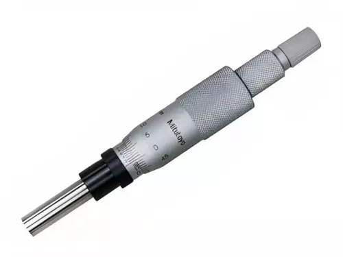 Mitutoyo 153-203 Micrometer Head, Non-Rotating Spindle, 0-25mm Range, 0.01mm