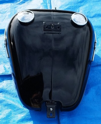 Harley Davidson 100th Anniv. FLSTC Softail 2003 TC88 Black Gas fuel tank #3833 - Picture 3 of 8