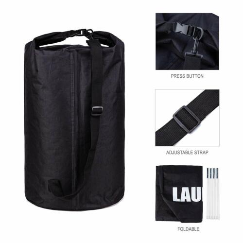 Laundry Backpack Hamper Basket Extra Large Dirty Bag Collapsible Heavy Duty 100L - Picture 4 of 6