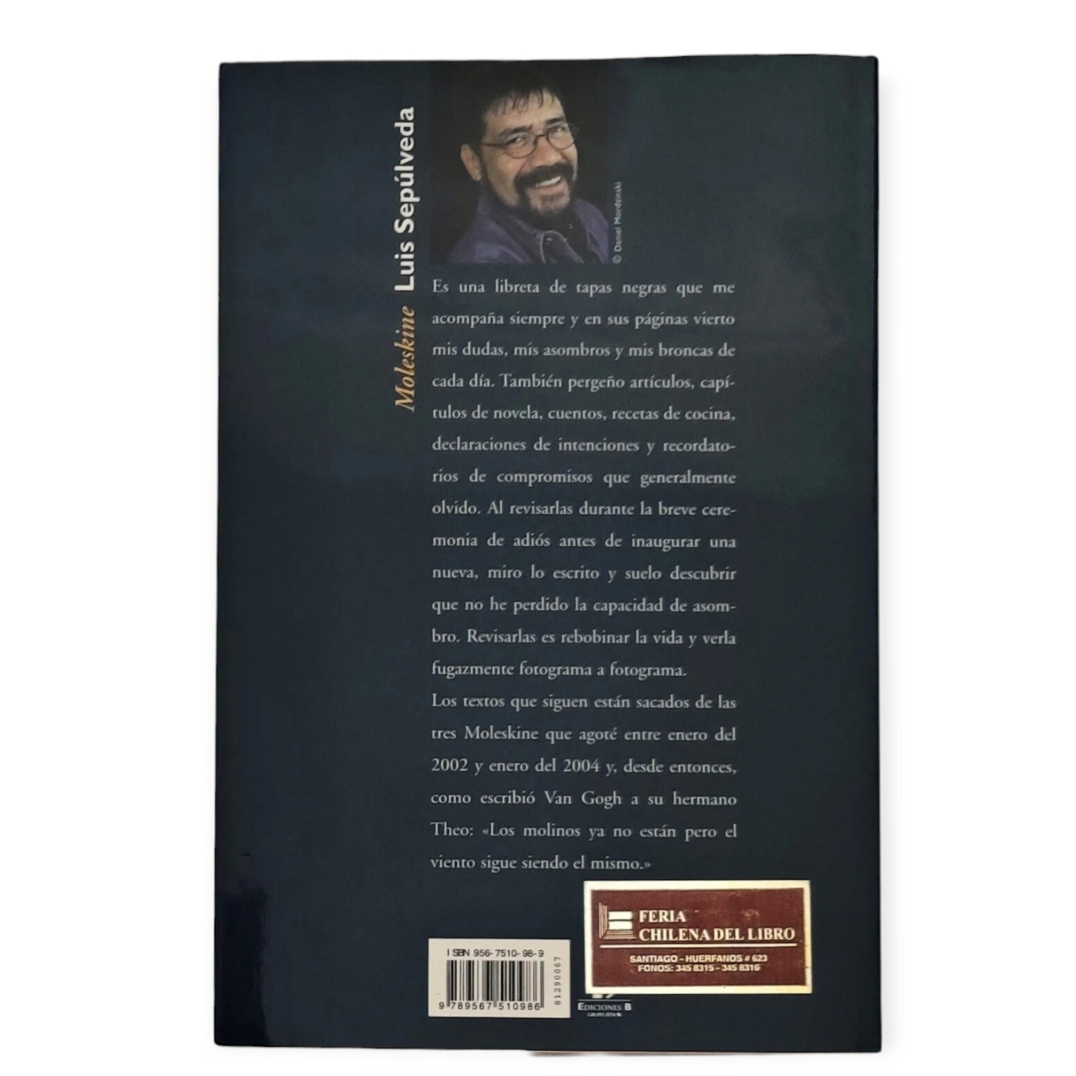 Moleskine Apuntes y Reflexiones by Luis Sepulveda Paperback Spanish