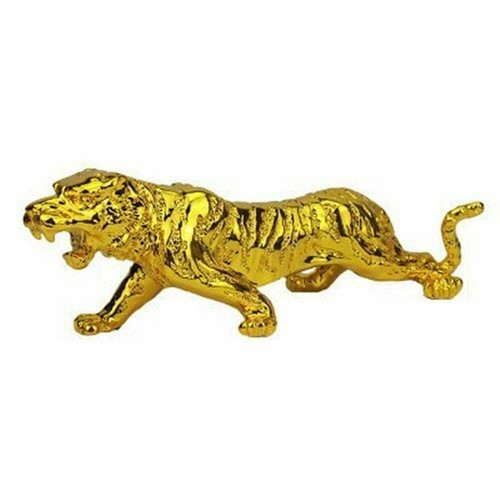 Tiger Figur Natürlich Harz Chinesisch Feng-Shui Tisch Heim Dekorationen Geschenk - Bild 2 von 8