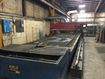8' X 20' Koike 260 Amp Hypertherm HPR Plasma Table  - Fabricating Machinery 
