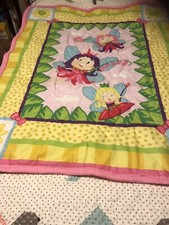 Secret Life Of Faires Baby Quilt Handmade 36 By 45