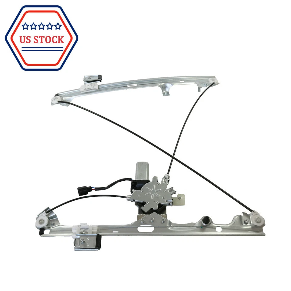 Window Regulator Front Right w/ Motor For Chevy Silverado GMC Sierra Truck 1500 - Изображение 3 из 4