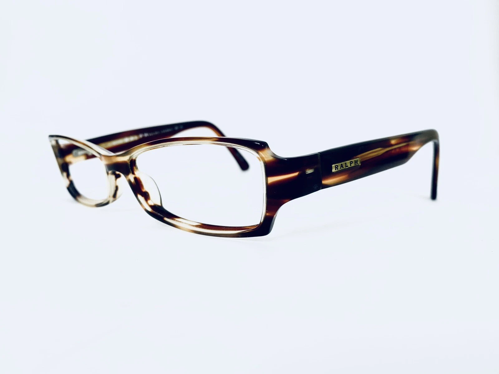 Ralph Lauren Tortoise Rectangular Glasses Italy RALPH 7529/S 9E5 53 14 130