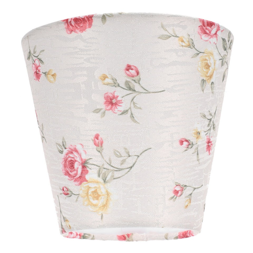 Small Clip on Lamp Shade Floral Shades Bulb Lampshade Dust Guard Gift