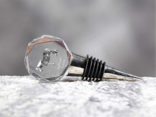 Haflinger Fohlen Crystal wine stopper with horse Art-Dog - Afbeelding 3 van 8