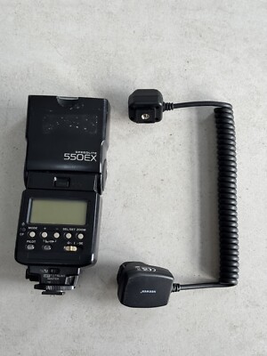 Canon 550EX Speedlite Inkl. ETTL Off Kabel- Blitz - Flash - Blitzgerät