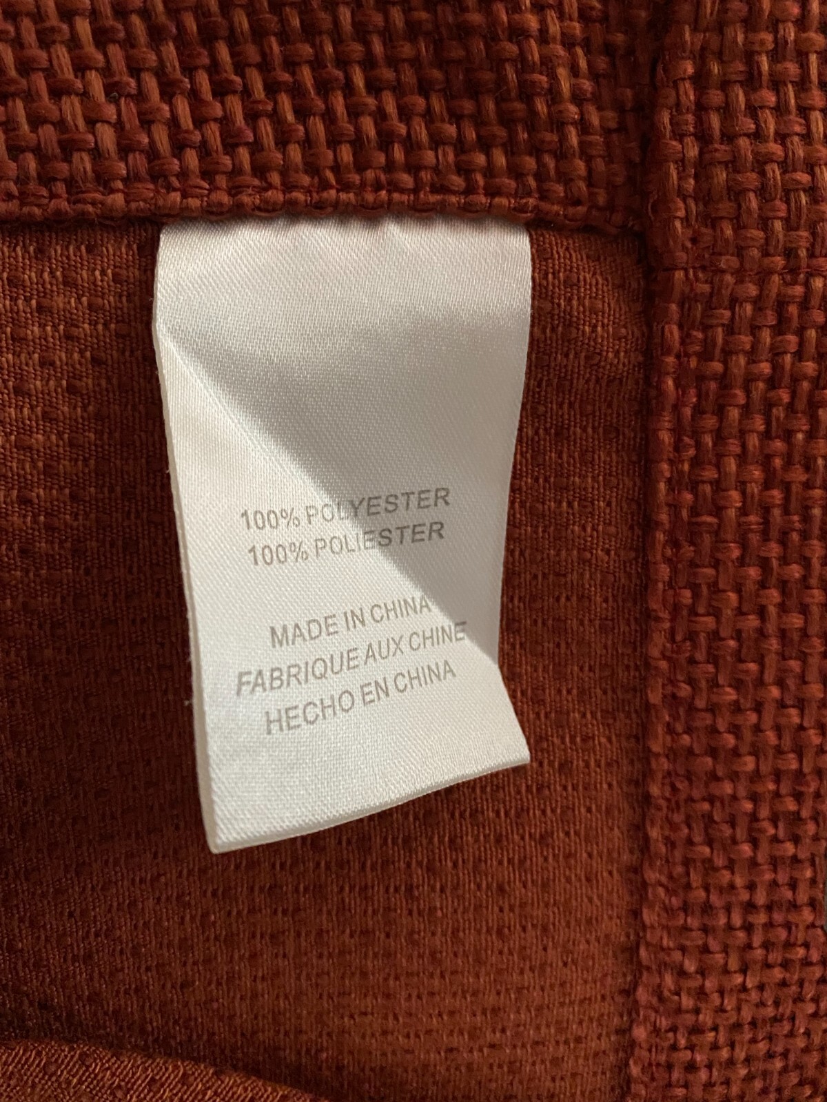 Bed Bath & Beyond 2 panels with grommets rust color