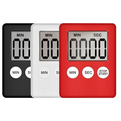 Mini Countup Timer With Memory Function Portable Beep Alarming LED Display Timer