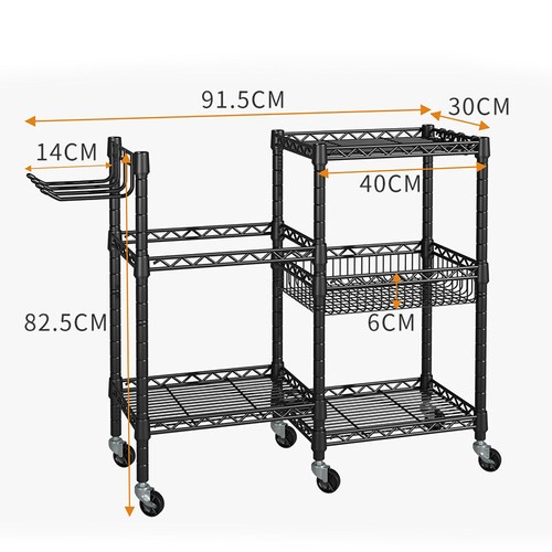 Fitness Equipment Storage Rack Yoga Mat Basket with Wheels Basketball Storage - Picture 2 of 10