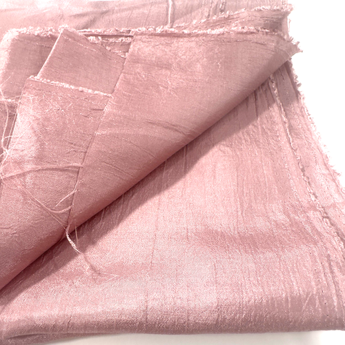 Dusty Rose Poly Silky 2 Yards 44"W Great for a Top - Picture 3 of 4