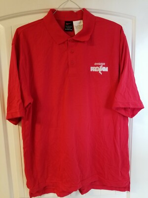 Nike Alpha Project Red Large Chicago Pro-Am Shirt NEW 