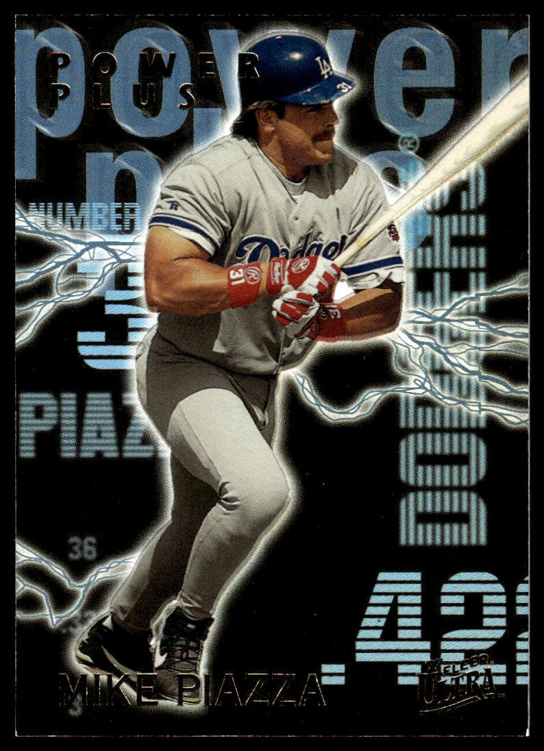 1997 Ultra #5 Mike Piazza Power Plus (Series Two)