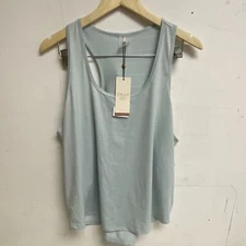 CALIA Women's Scoop Racer Relaxed Tank Calming Green WAX11205N