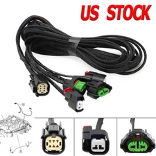 Front Headlight Wiring Harness For Dodge Challenger 2015-2022 with Fog Light USA