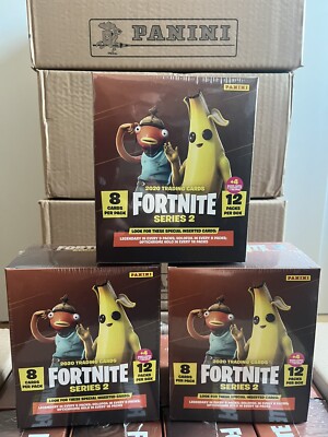 3 BOXES - Fortnite Mega Box - Series 2 - Panini 2021 - 3 Crystals per Box