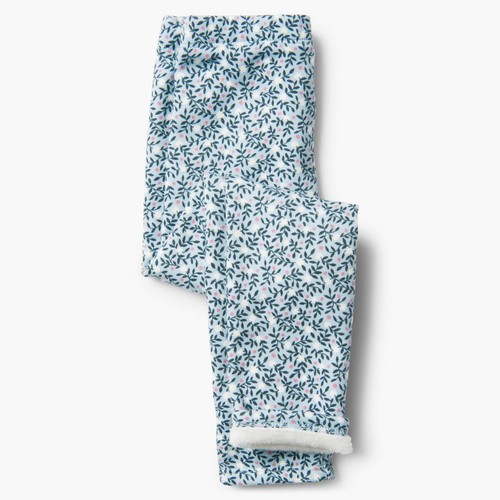 NWT Gymboree Cozy Leggings Blue Flower 