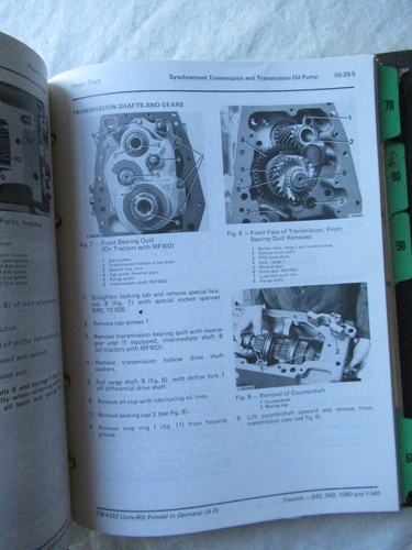 John Deere 840 940 1040 1140 Traktor Service Reparatur Technisches Handbuch TM-4353 - Bild 11 von 14