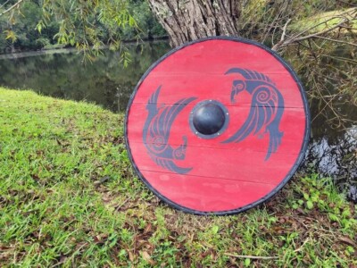 HandmadeHistorically accurate wooden Viking Shield,Medieval Viking wooden shield