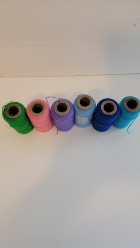 6 VINTAGE PRETTY PUNCH EMBROIDERY YARN PRE-OWNED - Picture 3 of 4