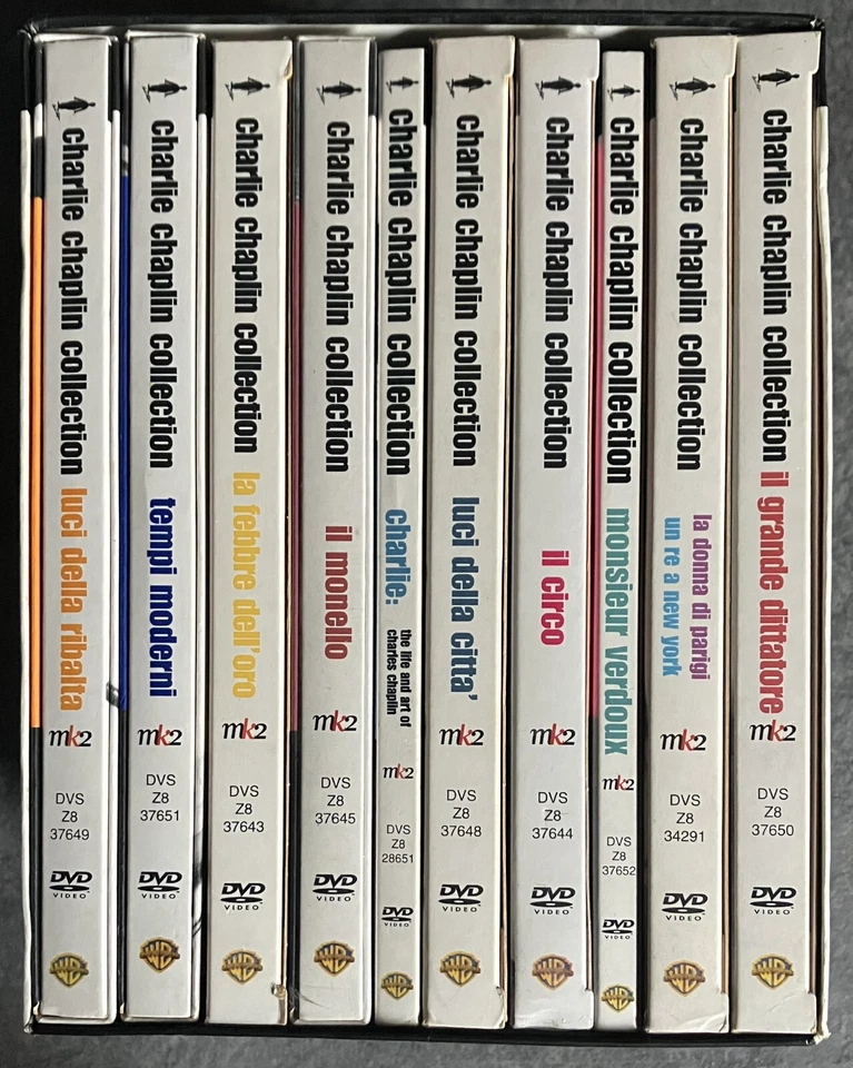 CHARLIE CHAPLIN COLLECTION - Cofanetto completo (10 DVD) - Immagine 2 di 2