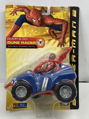 2004 Toy biz Spiderman 2 Bump & Go Dune Racer Moc New Movie | eBay