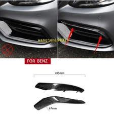 2015-2021 Mercedes-Benz W205S205C63C63SAMG Carbon Front Bumper Fog Lamp Eyebrows