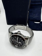 BREITLING SUPEROCEAN HERITAGE II 42 AB2010. STAINLESS STEEL BLACK DIAL AUTOMATIC 7