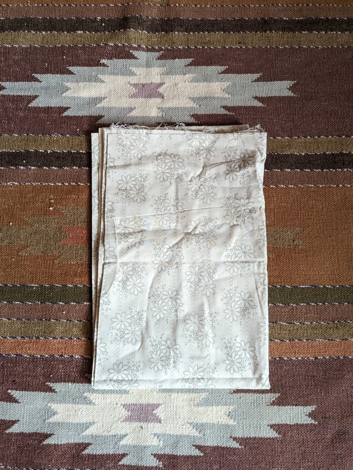 Tela acolchada vintage Kaye England Matters of the Heart verde floral 70x44 Foto 2 de 4