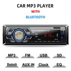 Single 1 Din Car Stereo Mp3 Player Bluetooth In-Dash Fm Radio Head Unit Aux/Usb