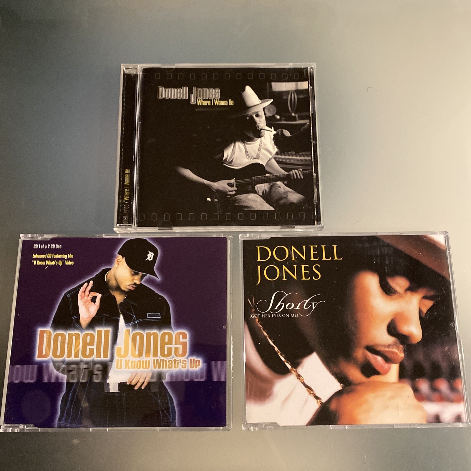 Donell Jones 3 CD LOT: U Know What's Up [CD 1] & Shorty IMPORTS, Where I Wanna