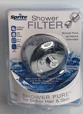 Filtre douche Sprite Shower Laiton chromé, filtration d'eau de douche