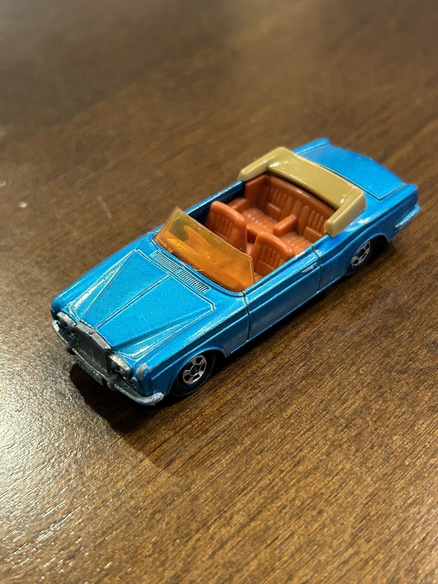 Vintage Matchbox Lesney 69c; Rolls-Royce Silver Shadow Coupe Blue