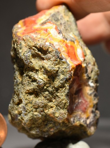 Agate Lapidary Cabbing Gemstone Rough Agate Aouli, Midelt Province, Morocco - Picture 10 of 12