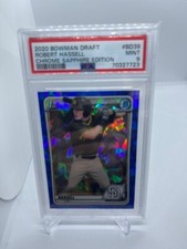 2020 Bowman Draft Sapphire 1st First #BD39 Robert Hassell PSA 9 MINT Padres